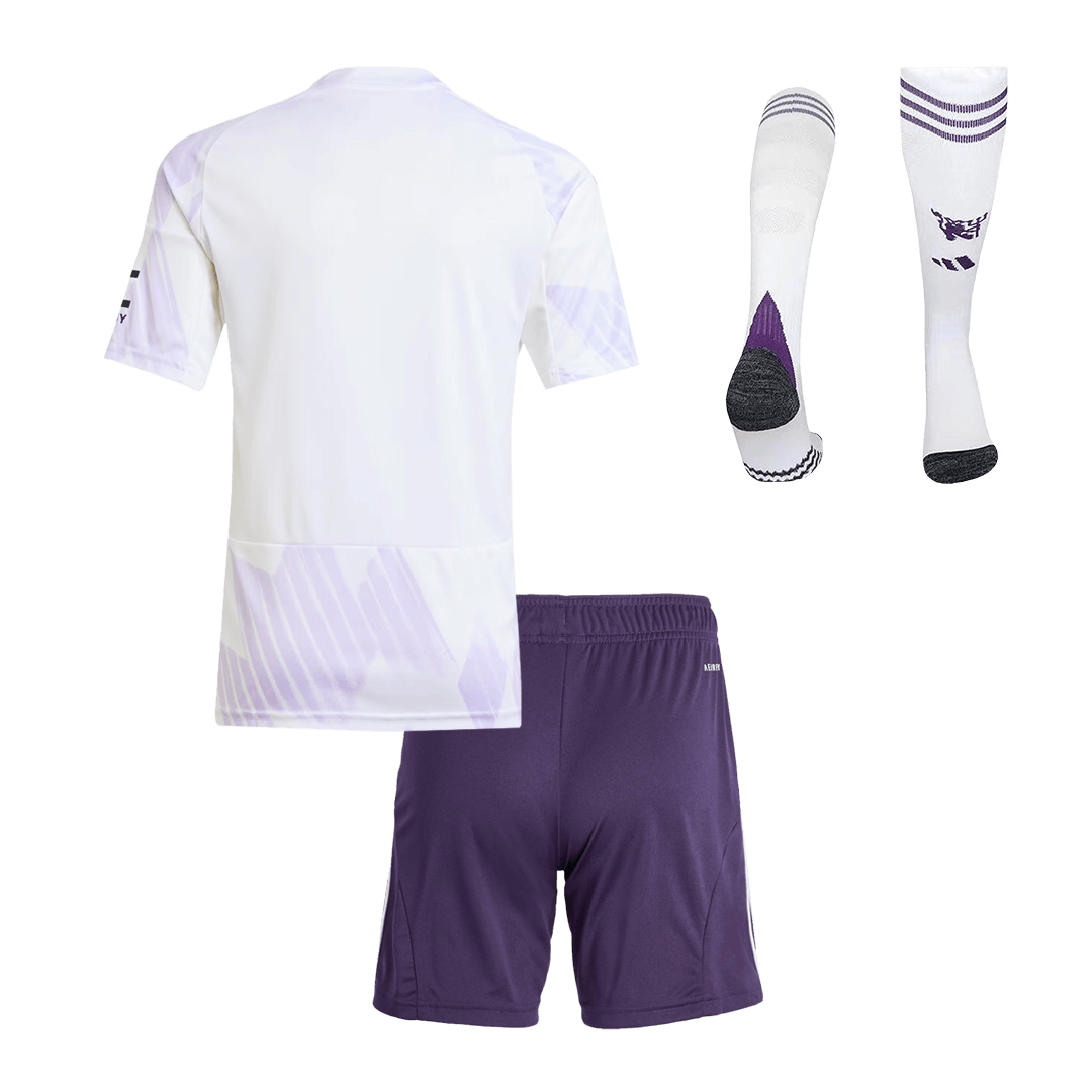 Kids Manchester United Away Full Kit 2025/26