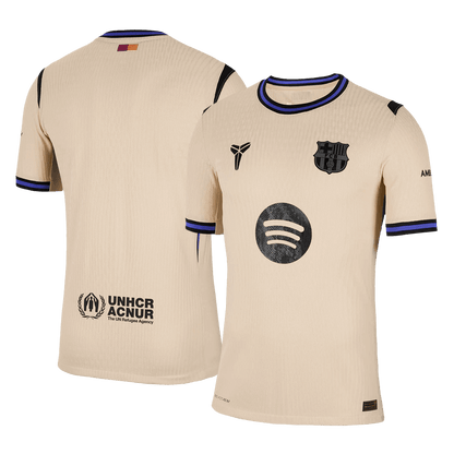 Mens Barcelona Away Jersey 2025/26 - Player Version (Slim Fit)