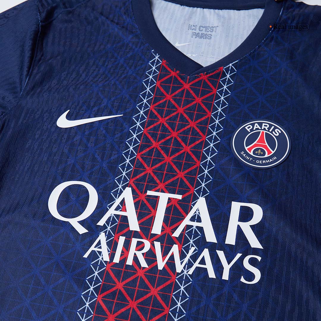 KVARATSKHELIA #7 Mens PSG Home Jersey 2025/26 - Player Version (Slim Fit)