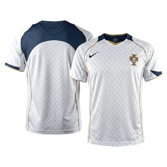 Retro 2004 Mens Portugal Away Jersey