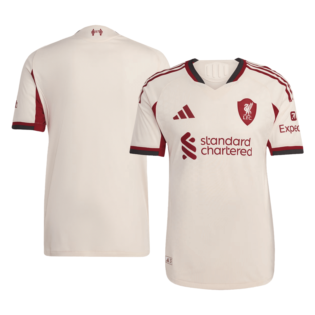 Mens Liverpool Away Jersey 2025/26 - Player Version (Slim Fit)