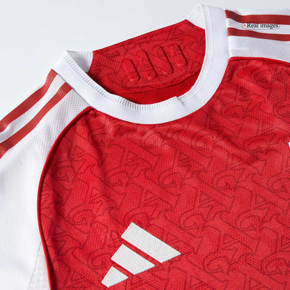 Men's Arsenal Home Full Kit 2025/26 - Player Version (Slim Fit)