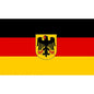 3x5 Country Flag - Germany with Eagle