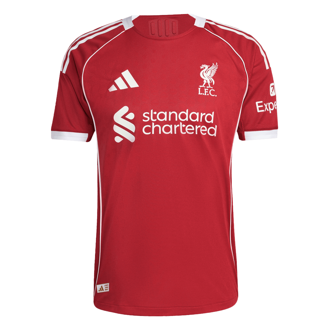 ISAK #9 Mens Liverpool Home Jersey 2025/26 - Player Version (Slim Fit)