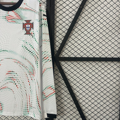 Portugal Jersey 25/26 Away Long Sleeves Ronaldo Football Kit Soccer Jersey
