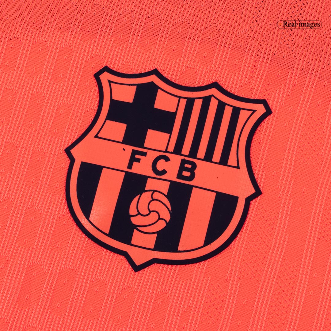 F.DE JONG #21 Mens Barcelona Third Jersey 2025/26 UCL - Player Version (Slim Fit)