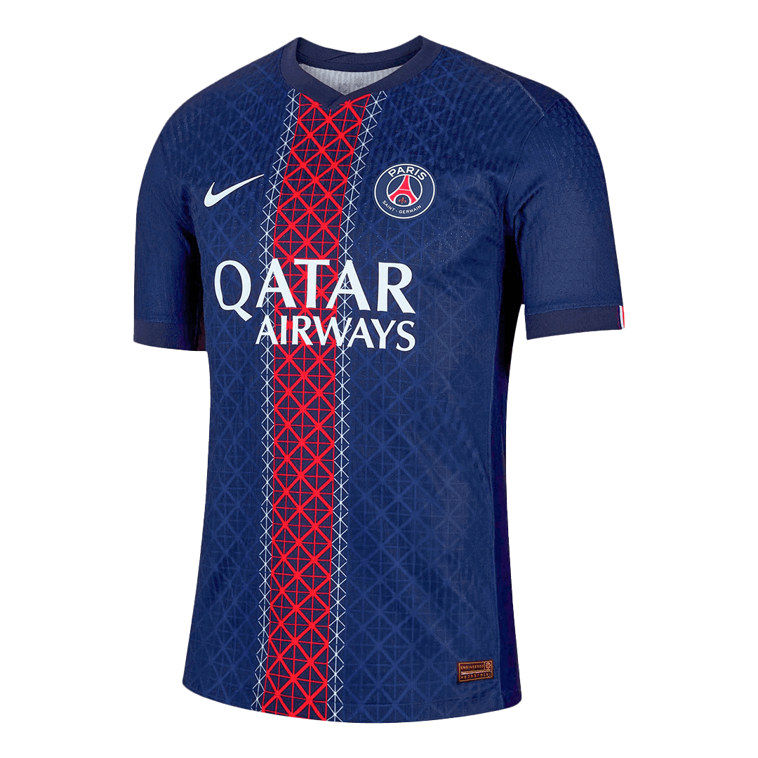 Mens PSG Home Jersey 2025/26 - Player Version (Slim Fit)