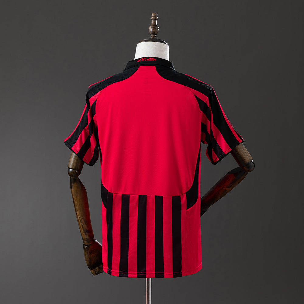 AC Milan Jersey 2007-08 Home Retro Football Kit