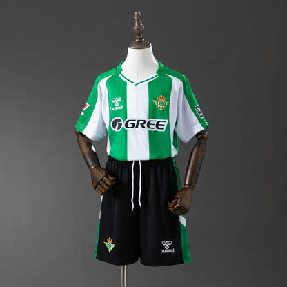 Kids Real Betis Jersey 25/26 Home Football Kit