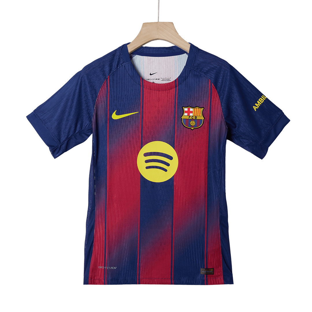 LAMINE YAMAL #10 Mens Barcelona Home Jersey 2025/26 - Player Version (Slim Fit)