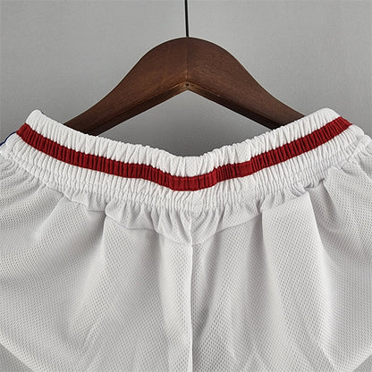 Retro France White Shorts 1998 Football Jersey