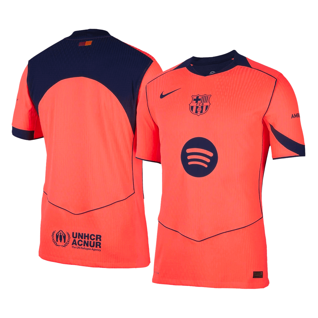 Mens Barcelona Third Jersey 2025/26 - Player Version (Slim Fit)