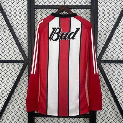 Retro River Plate Jersey 2003-04 Away Long Sleeves Football Kit Soccer Jersey