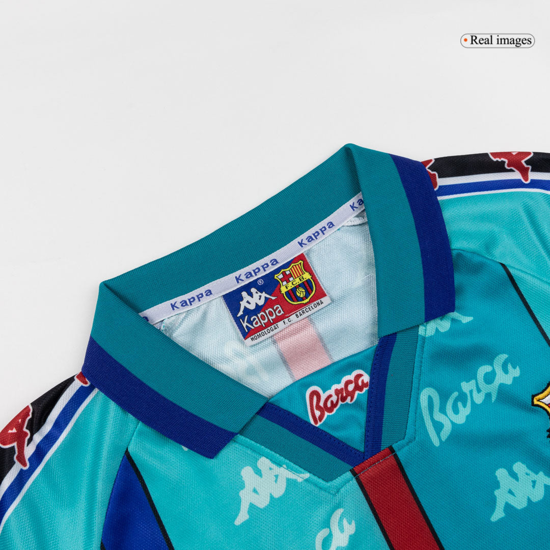 Retro 1996/97 Mens Barcelona Away Jersey