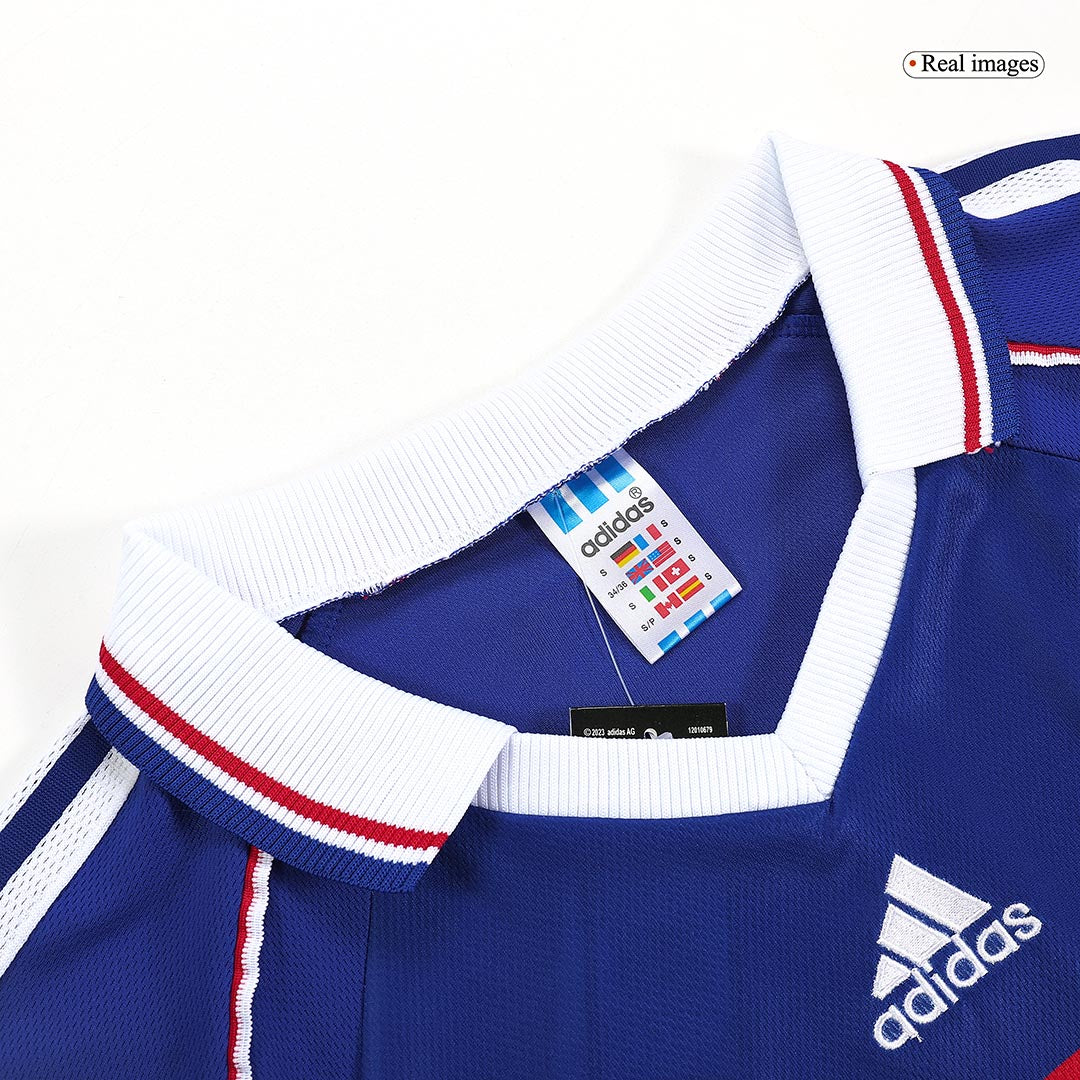 Retro HENRY #12 1998 Mens France World Cup Home Jersey