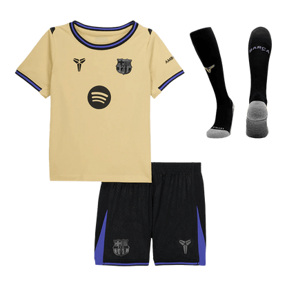 Kids Barcelona Away Full Kit 2025/26