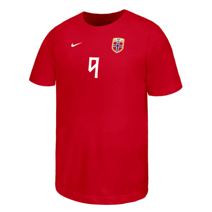 Nike 2026 Norway Youth Core Haaland #9 Tee