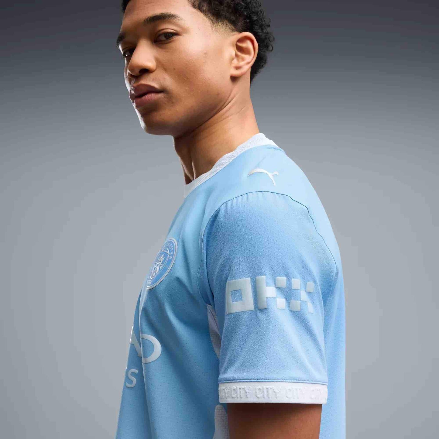 Puma 2026-27 Manchester City Men's Authentic Home Soccer Jersey