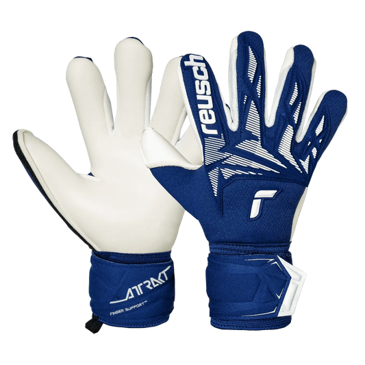 Reusch Junior Attrakt Freegel Gold X Finger Support Goalkeeper Gloves