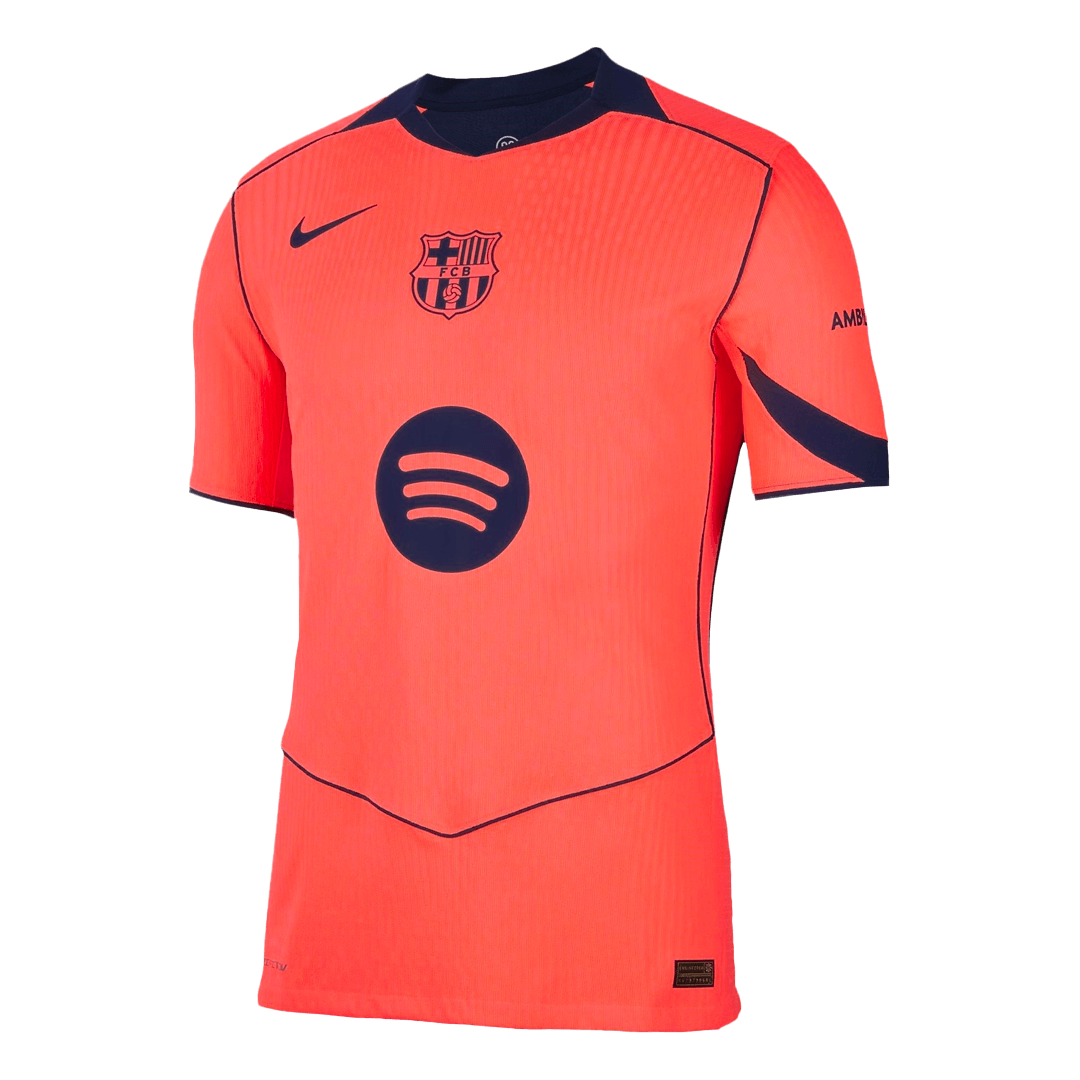 PEDRI #8 Mens Barcelona Third Jersey 2025/26 UCL - Player Version (Slim Fit)