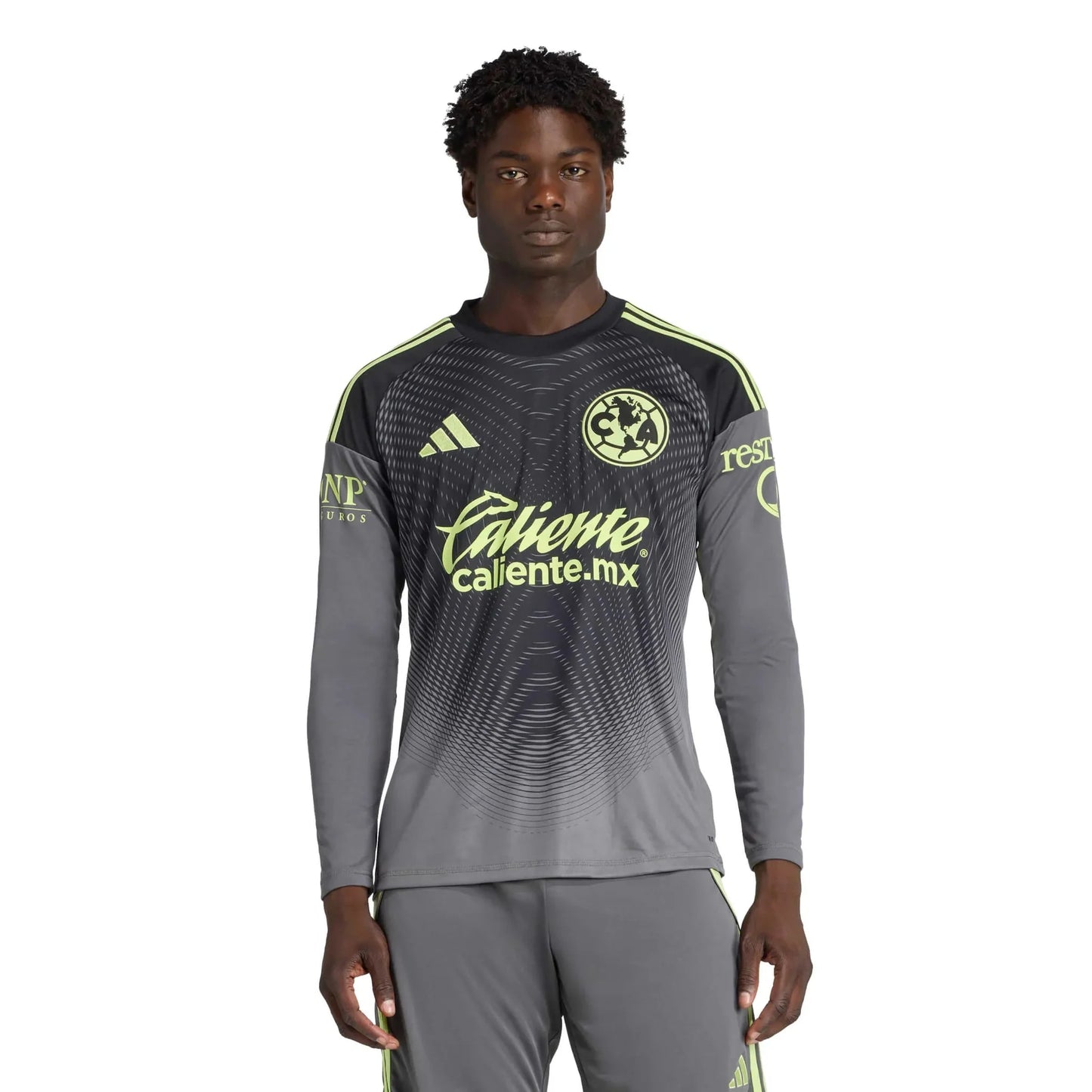 adidas 2025-26 Club America Men's Goalkeeper Long-Sleeve Soccer Jersey