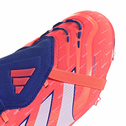 adidas Junior Predator Elite Fold-Over Tongue Firm Ground Soccer Cleats - Coral Blaze Pack (FA25)