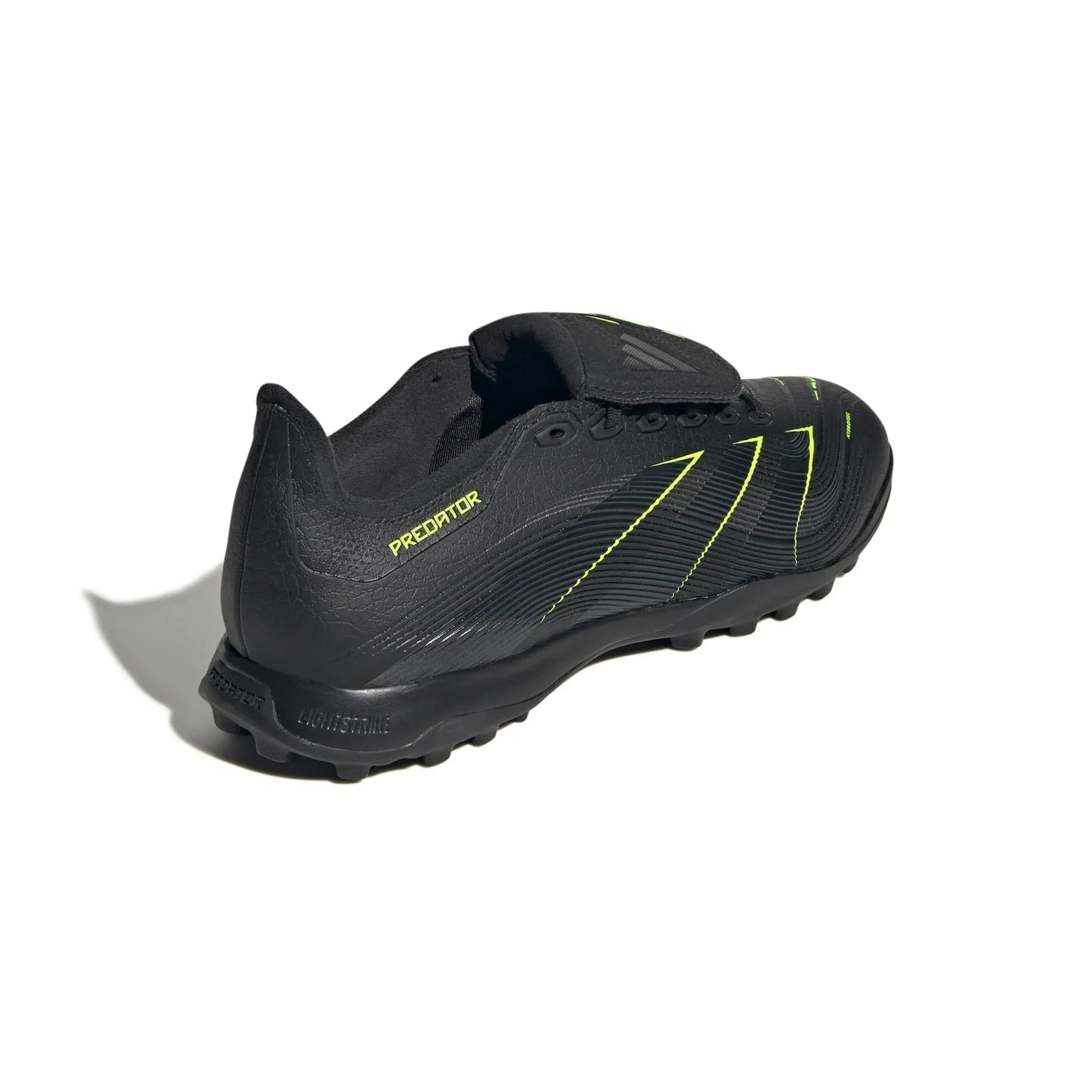 adidas Predator League Fold-Over Tongue Turf Soccer Shoes - Electric Stealth Pack (FA25)