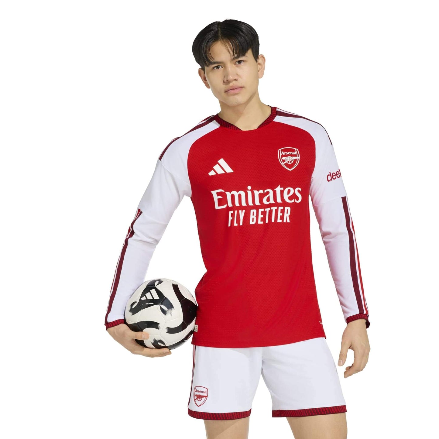 adidas 2026-27 Arsenal Men's Authentic Home Long-Sleeve Soccer Jersey