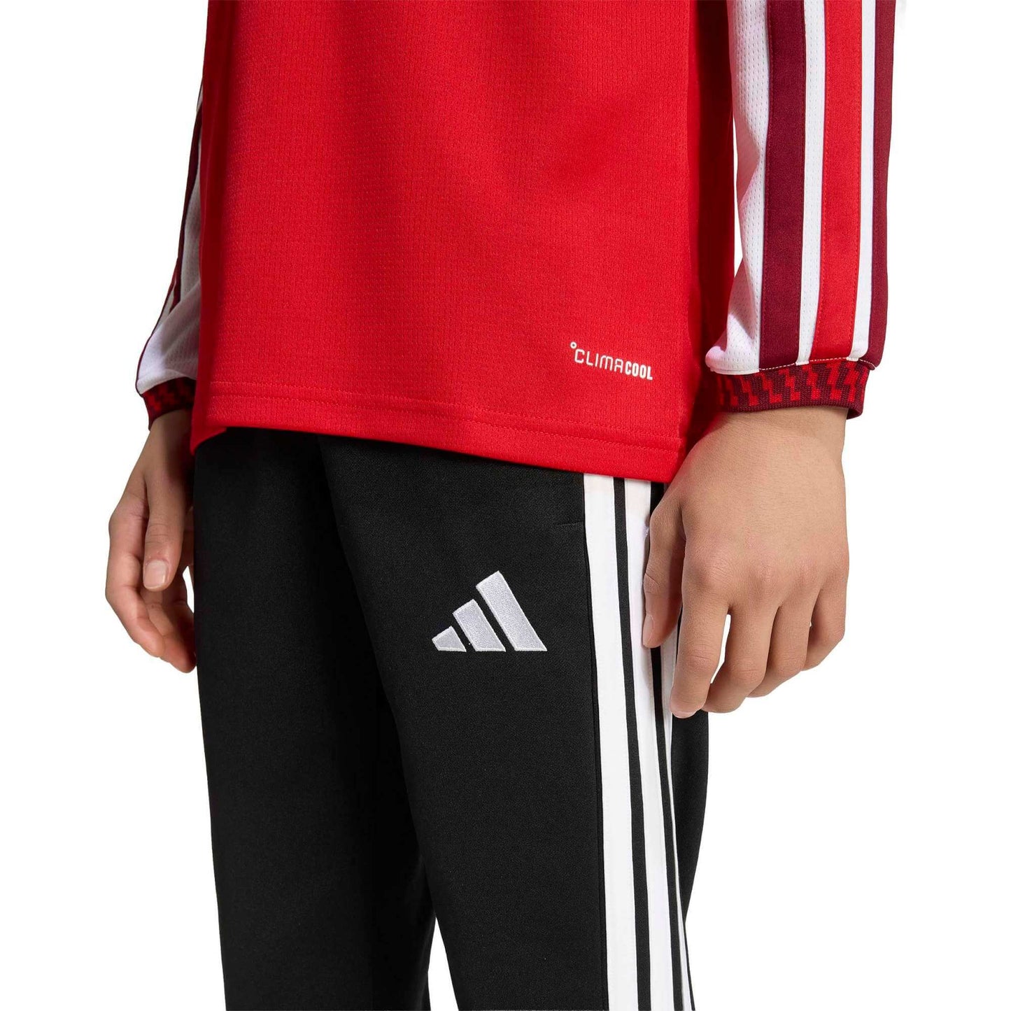 adidas 2026-27 Arsenal Youth Stadium Home Long-Sleeve Soccer Jersey