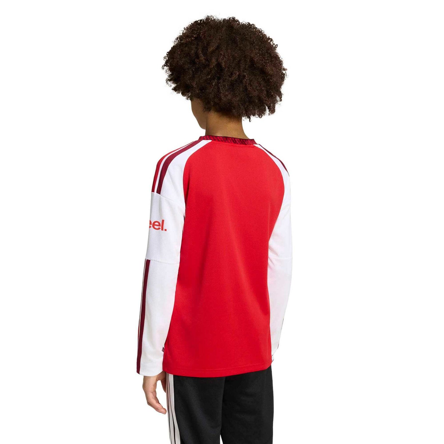 adidas 2026-27 Arsenal Youth Stadium Home Long-Sleeve Soccer Jersey