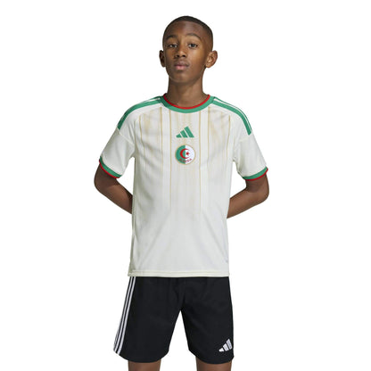 adidas 2026 Algeria Youth Stadium Home Soccer Jersey