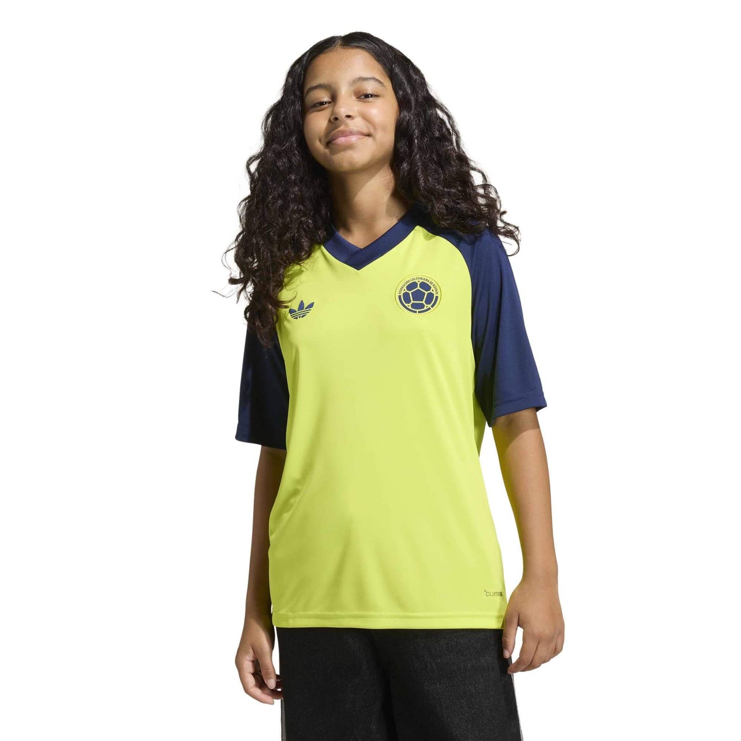 adidas 2026 Colombia Youth Away Pre-Match Soccer Jersey