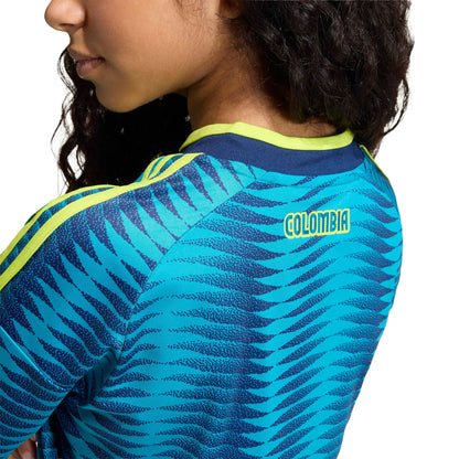 adidas 2026 Colombia Youth Stadium Away Soccer Jersey