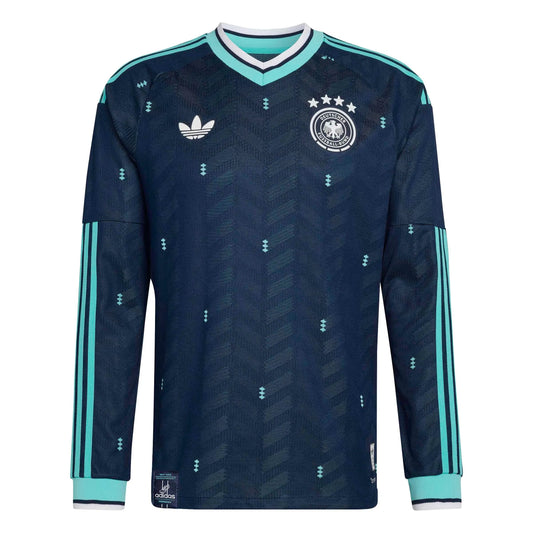adidas 2026 Germany Men's Authentic Away Long-Sleeve Soccer Jersey