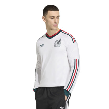 adidas 2026 Mexico Men's Stadium Away Long-Sleeve Soccer Jersey