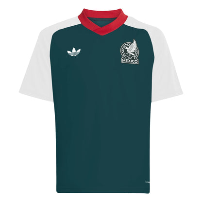 adidas 2026 Mexico Youth Away Pre-Match Soccer Jersey