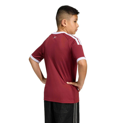 adidas 2026 Qatar Youth Stadium Home Soccer Jersey
