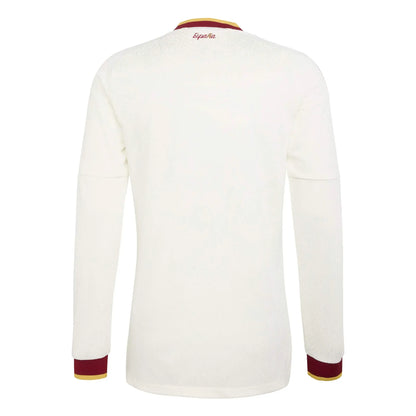 adidas 2026 Spain Men's Authentic Away Long-Sleeve Soccer Jersey