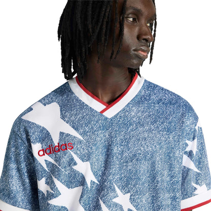 adidas USA Men's Denim Graphic Jersey