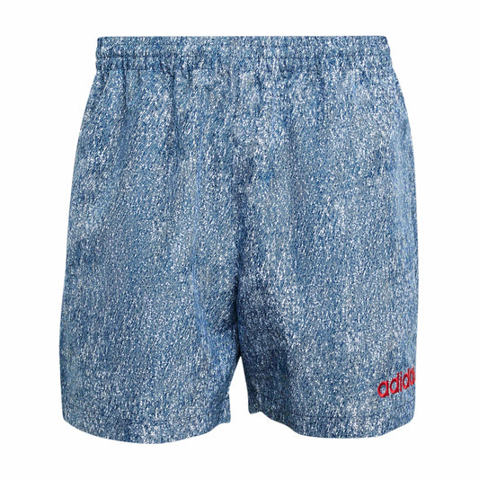 adidas USA Men's Denim Graphic Shorts