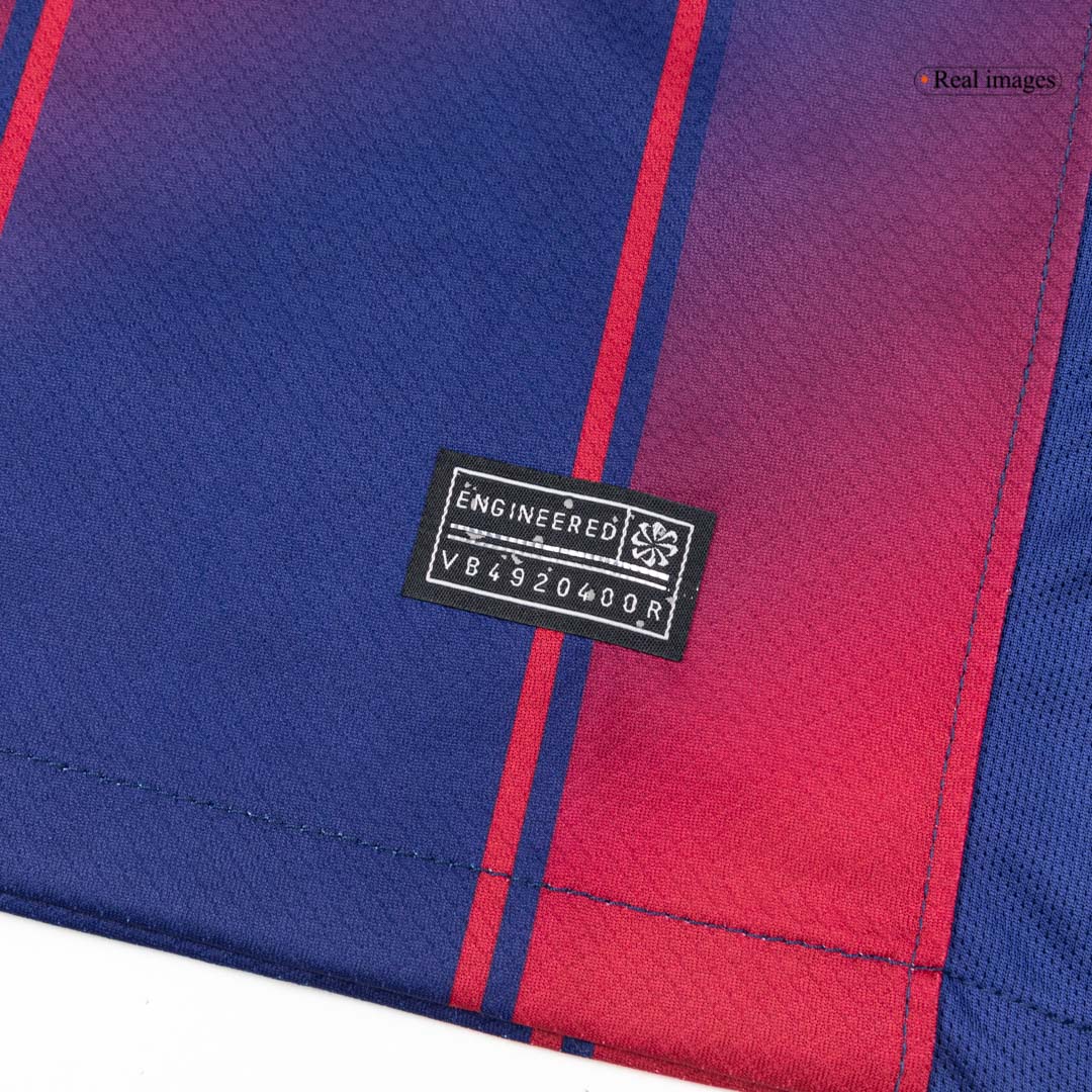 Mens Barcelona Home Long Sleeve Jersey 2025/26