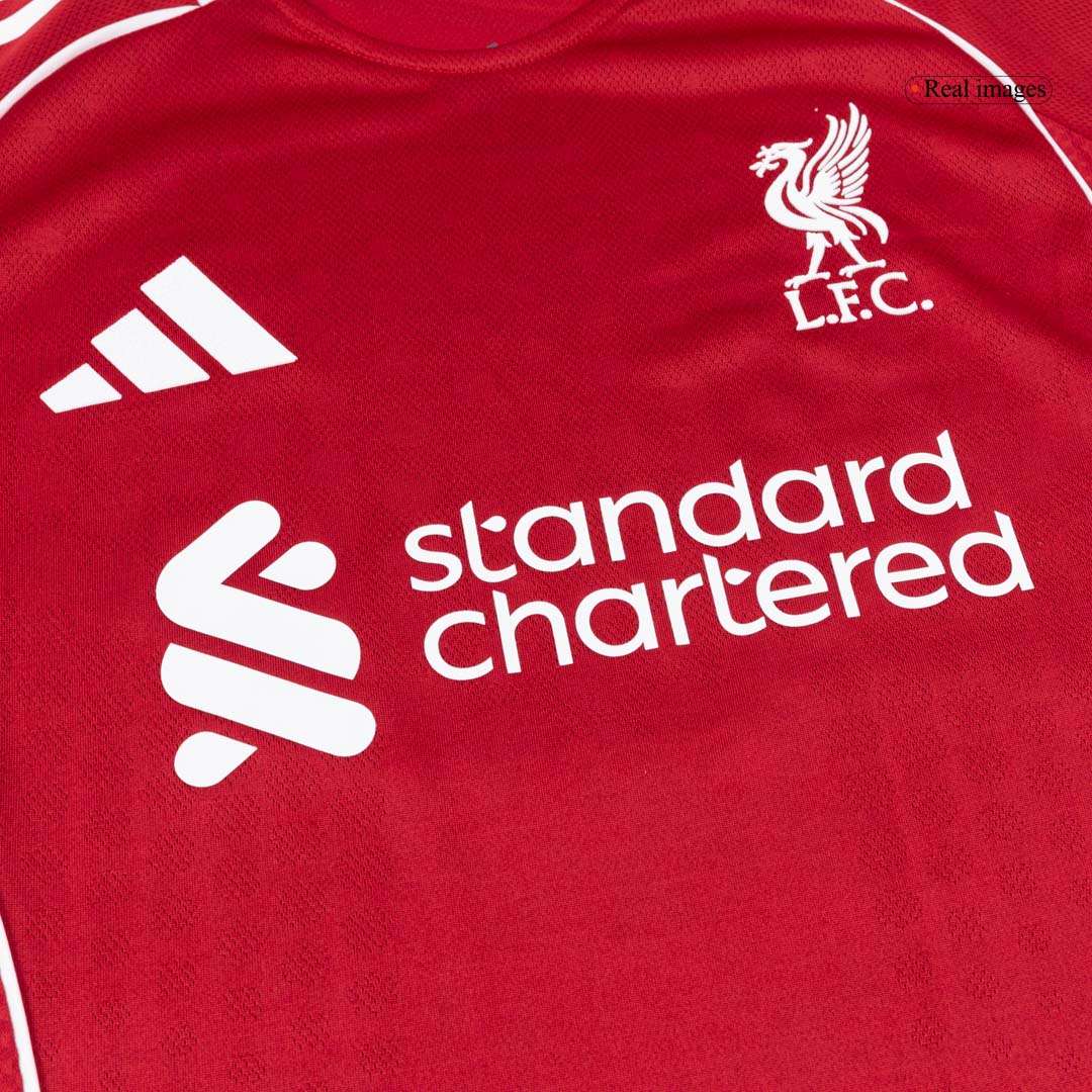 SZOBOSZLAI #8 Mens Liverpool Home Jersey 2025/26 - Player Version (Slim Fit)