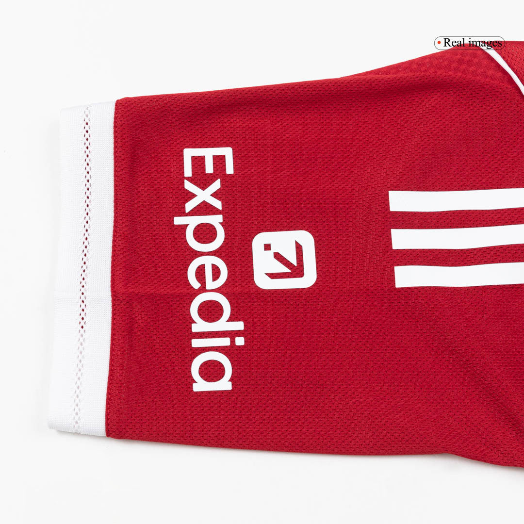 M.SALAH #11 Mens Liverpool Home Jersey 2025/26 - Player Version (Slim Fit)