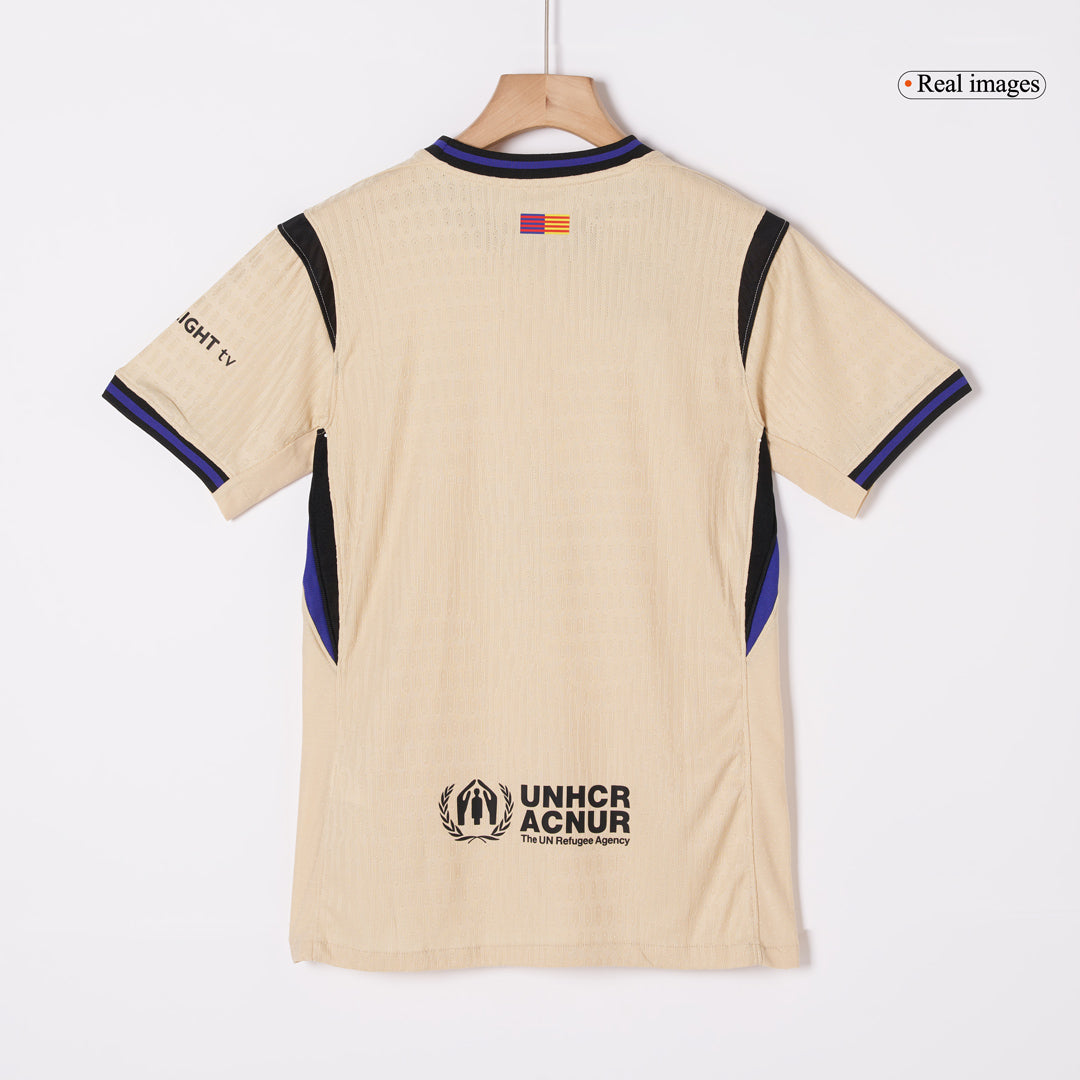 LAMINE YAMAL #10 Mens Barcelona Away Jersey 2025/26 - Player Version (Slim Fit)