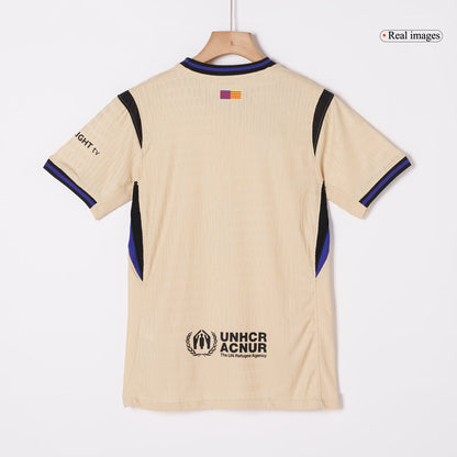 LAMINE YAMAL #10 Mens Barcelona Away Jersey 2025/26 - Player Version (Slim Fit)