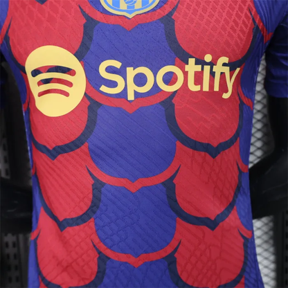Player Barcelona Training Kit 24/25 Football Jersey