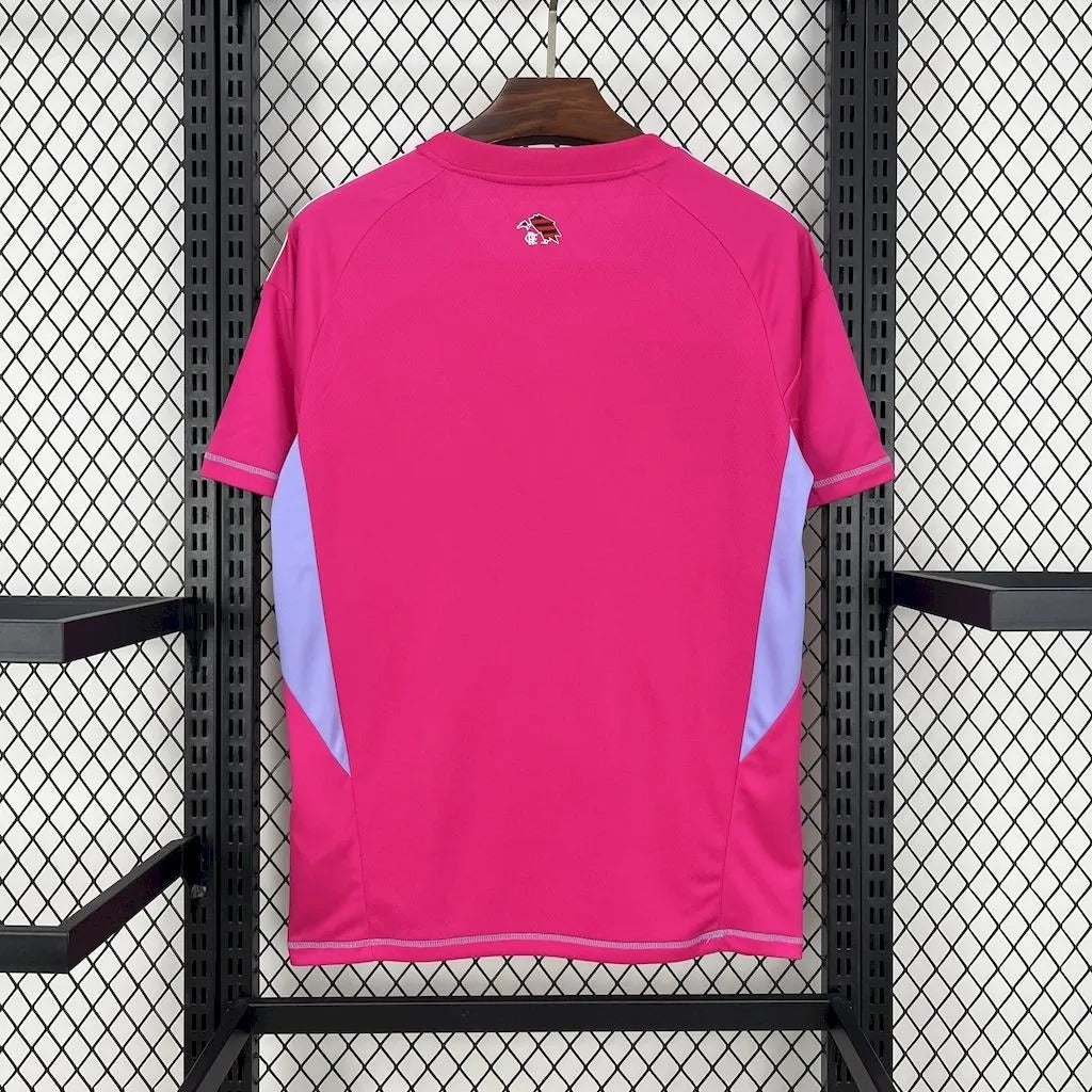 flamengo jersey 25/26 pink goalkeeper football kit soccer jersey