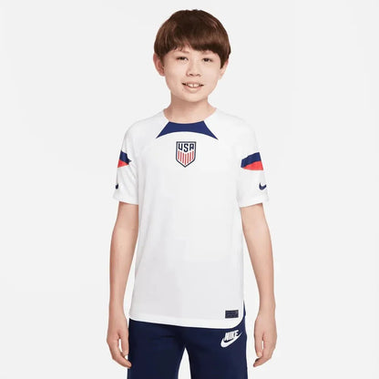 Nike 2022-23 USMNT Home Youth Jersey White-Loyal Blue